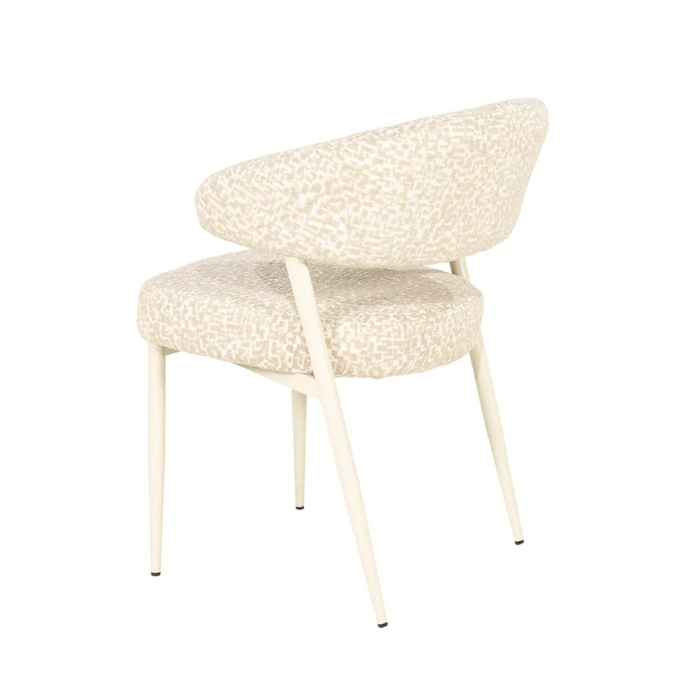 Dining Chair Miso Taupe with armrest