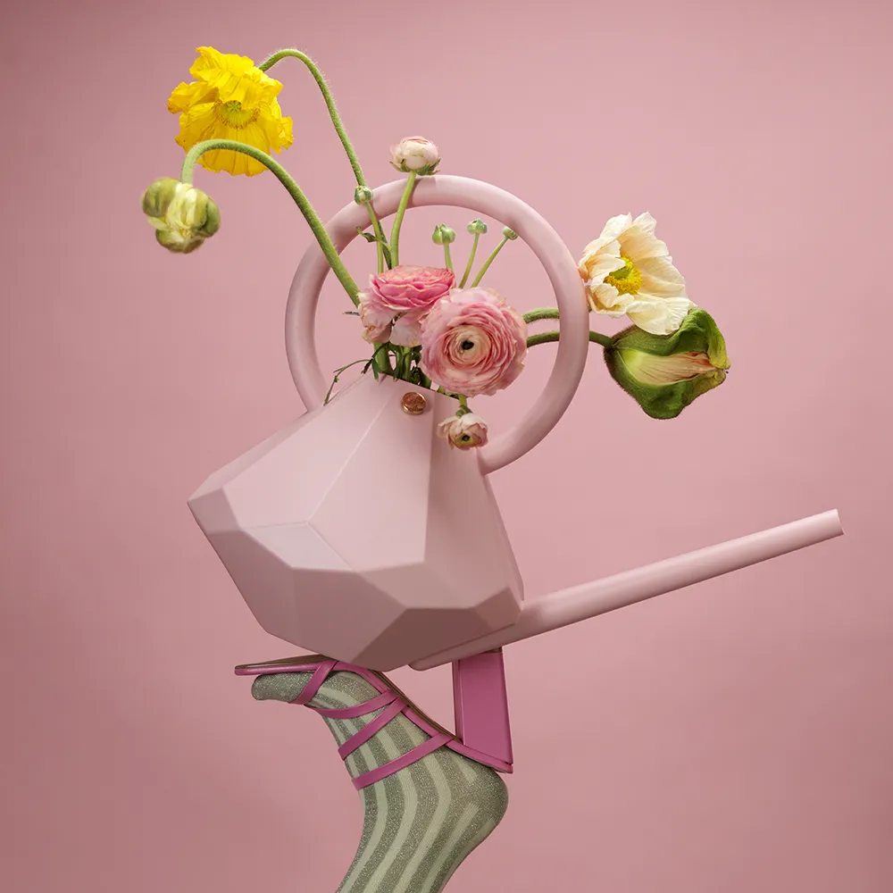 Diamond Watering can 8L Rose