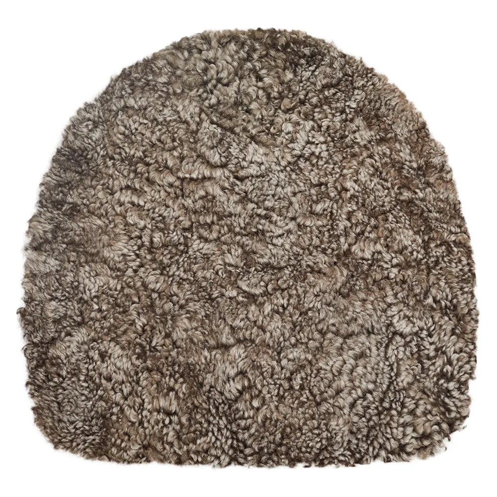 Curly forma Sheepskin seat cushion Sahara/Lightbrown
