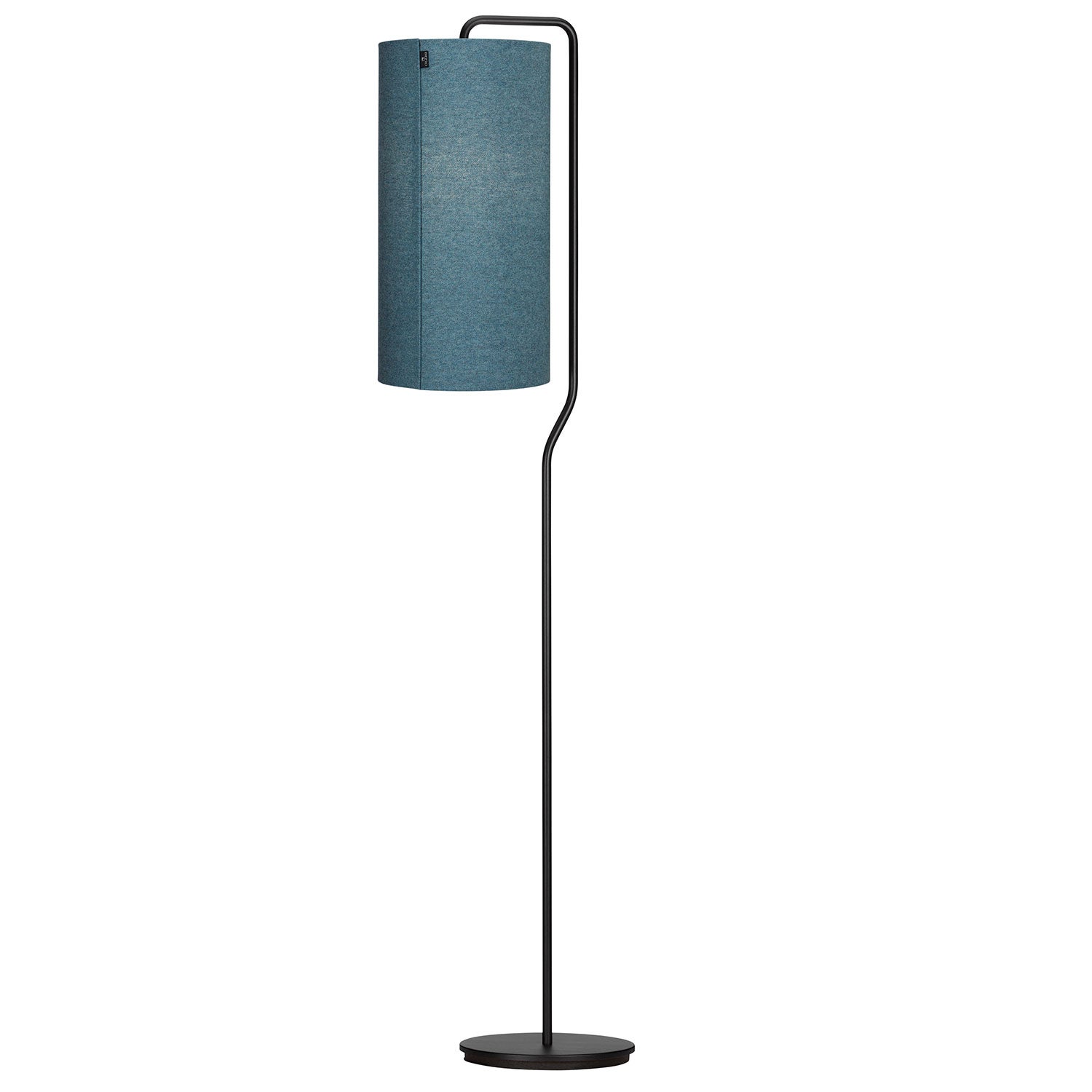 Pensile Floor Lamp Black Structure Excluding Textile Shade