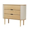Treasures Chest of Drawers Oak/White Sands