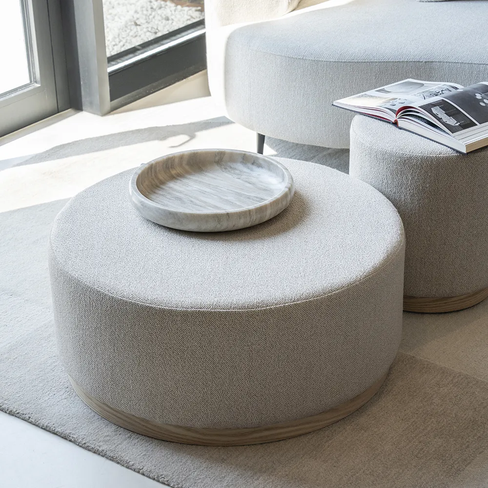 Pouf Avah Large Taupe