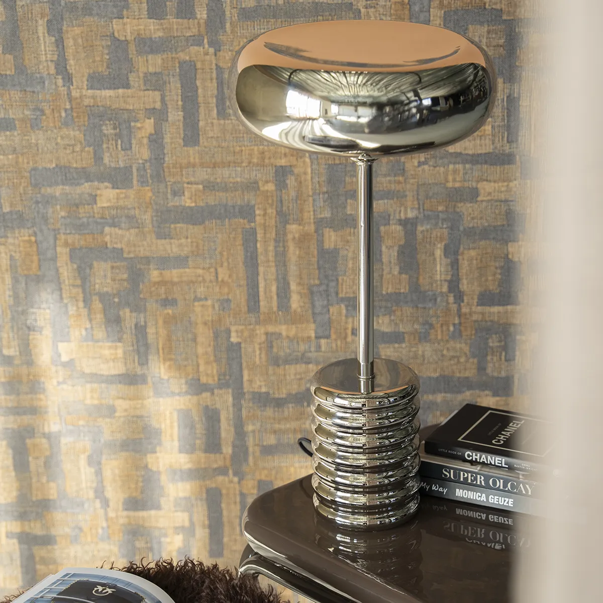 Table Lamp Chromeo Chrome H46 cm