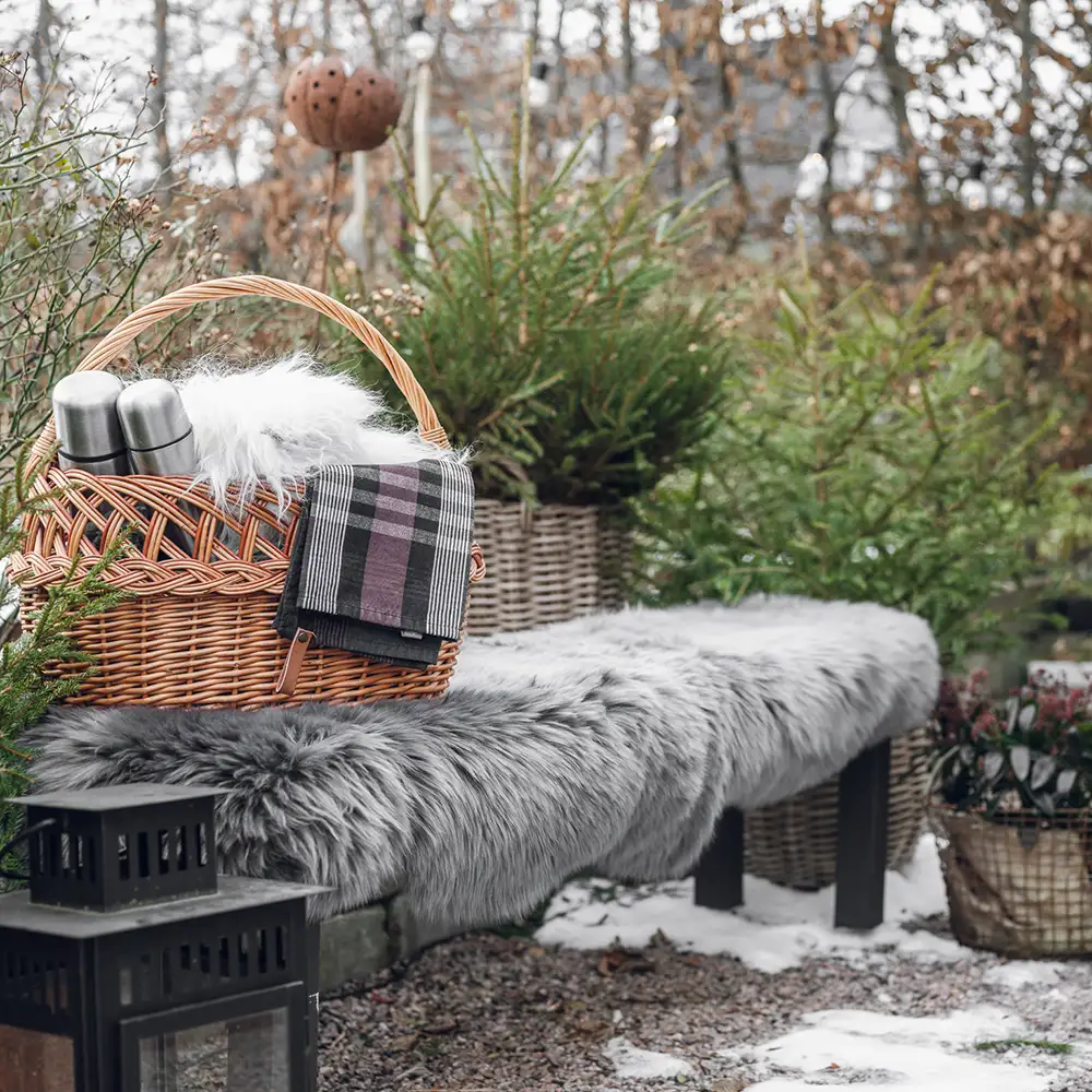 Gently sheepskin 60x180cm Light Grey