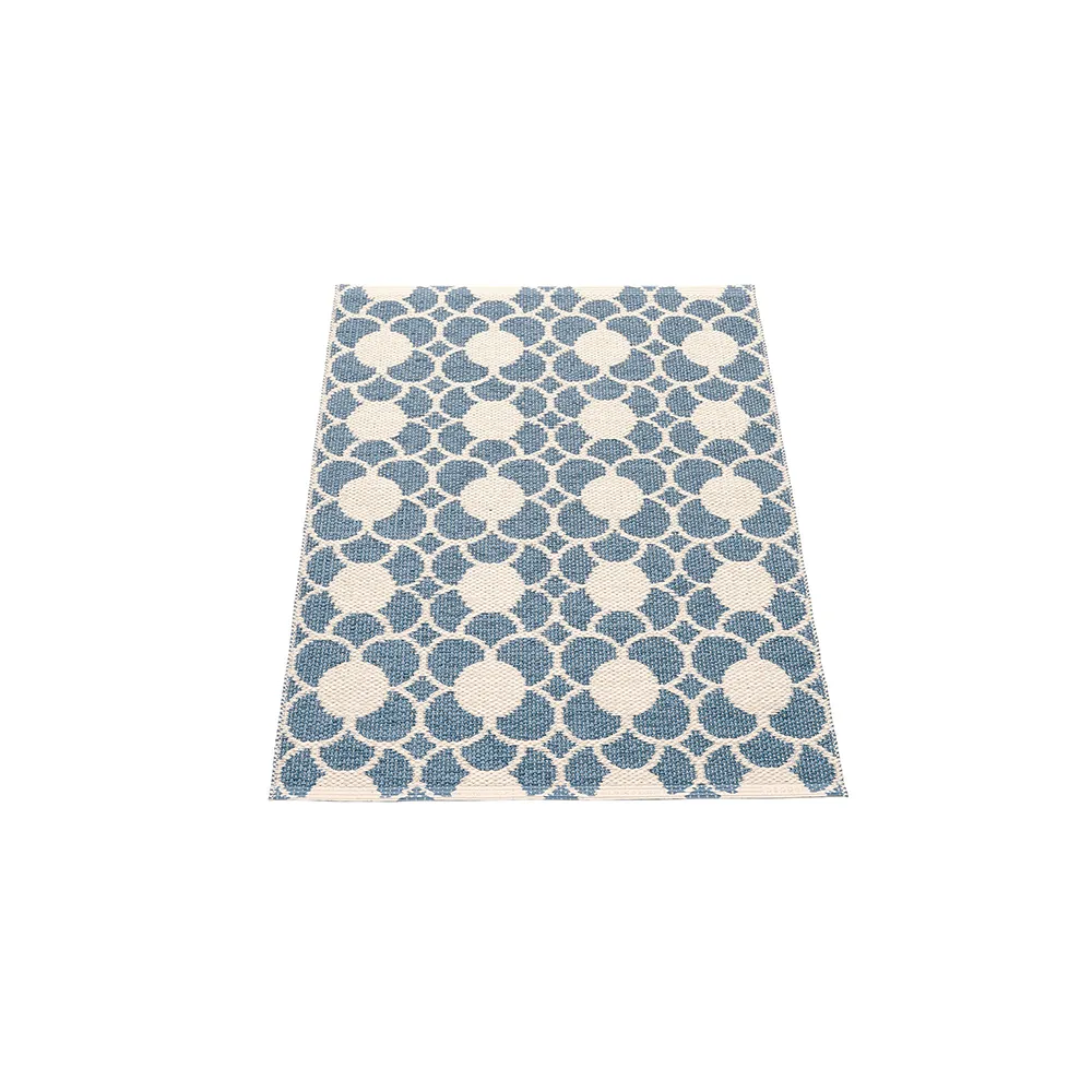 Anya rug River Blue/Vanilla 70 x 100 cm