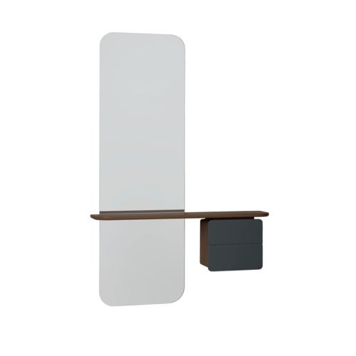 One More Look Mirror Dark oak/Anthracite Grey