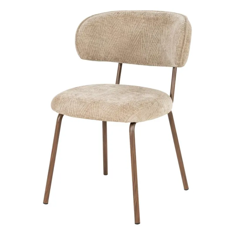 Timberline 54x63,5x80 cm Metal, Foam & Fabric taupe