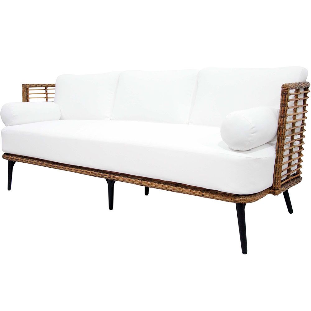 Covelo 3-seater sofa natural/white