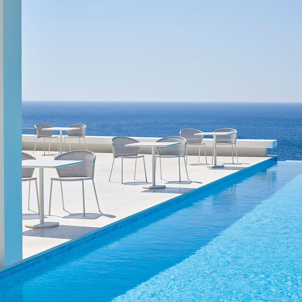 Lean Stackable chair White