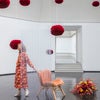Eos Lampshade Medium Ø45 cm Red