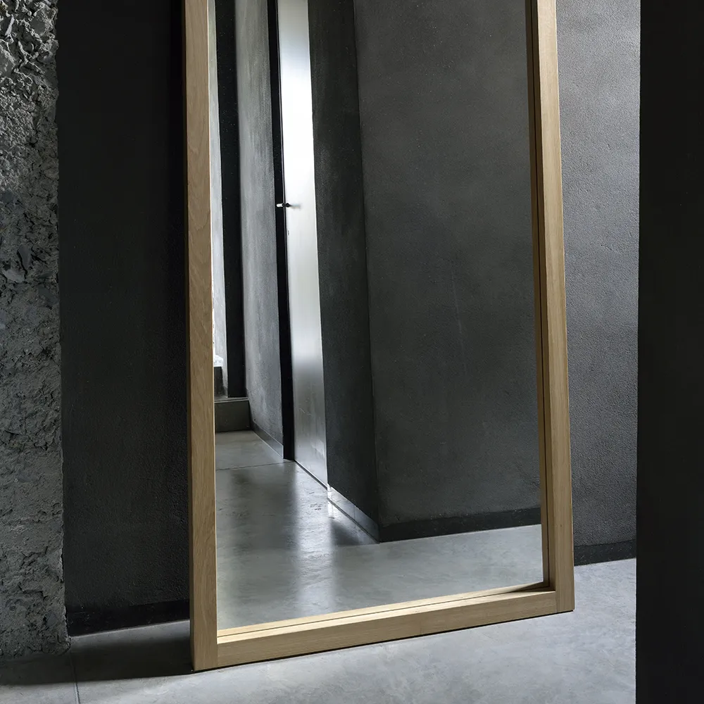  Light Frame floor mirror oak