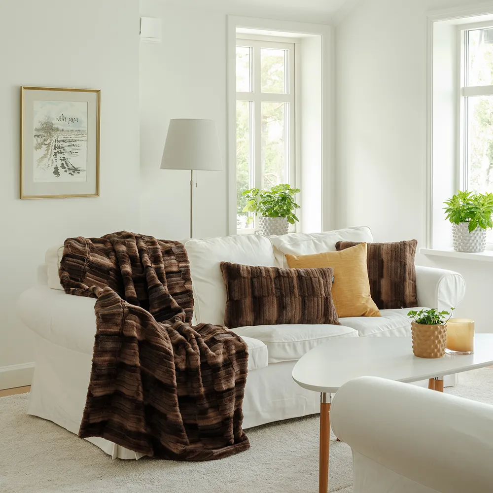 Browny Blanket 140x220 cm Chocolate