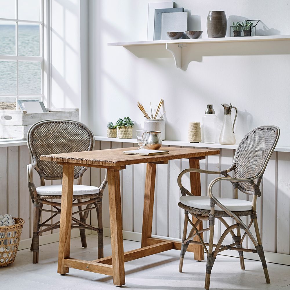 Rossini Dining Chair Rattan Antique