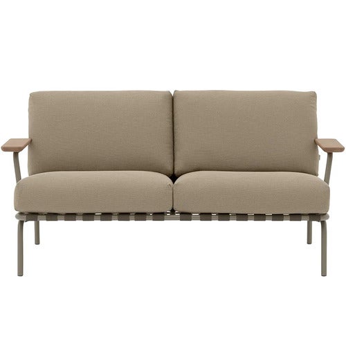 Settle 2-seater sofa Ribbed Weave 5/Taupe 