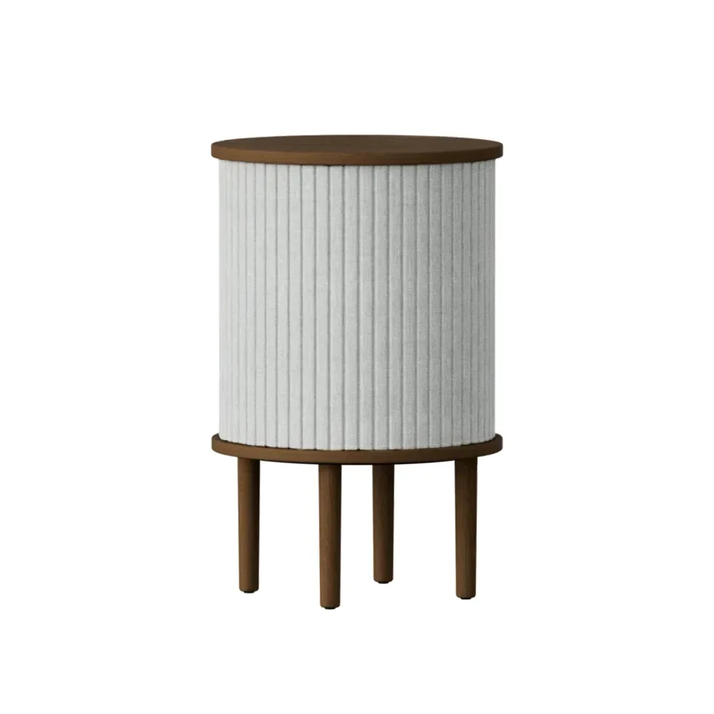Audacious Side Table Dark Oak/Sterling
