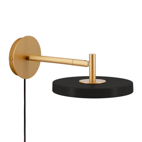 Asteria Wall Short Lamp Ø15 cm Black
