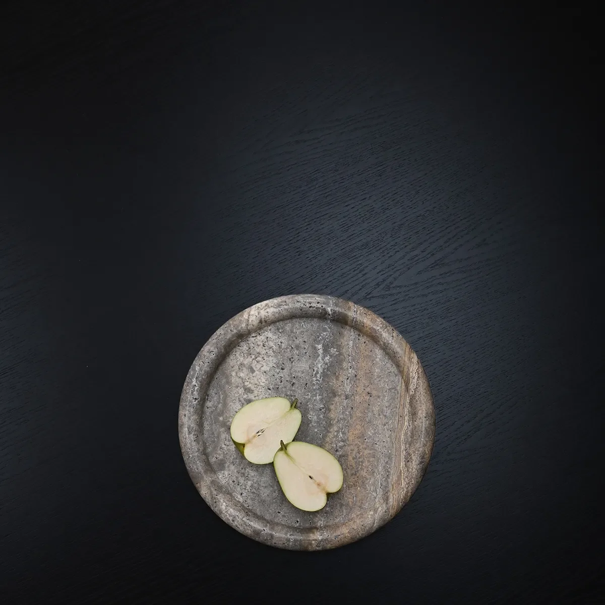 Decorative Tray in Travertine Enkei Medio Ø 30 cm
