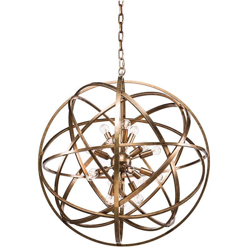 Ceiling light Nest Brass 80 Cm