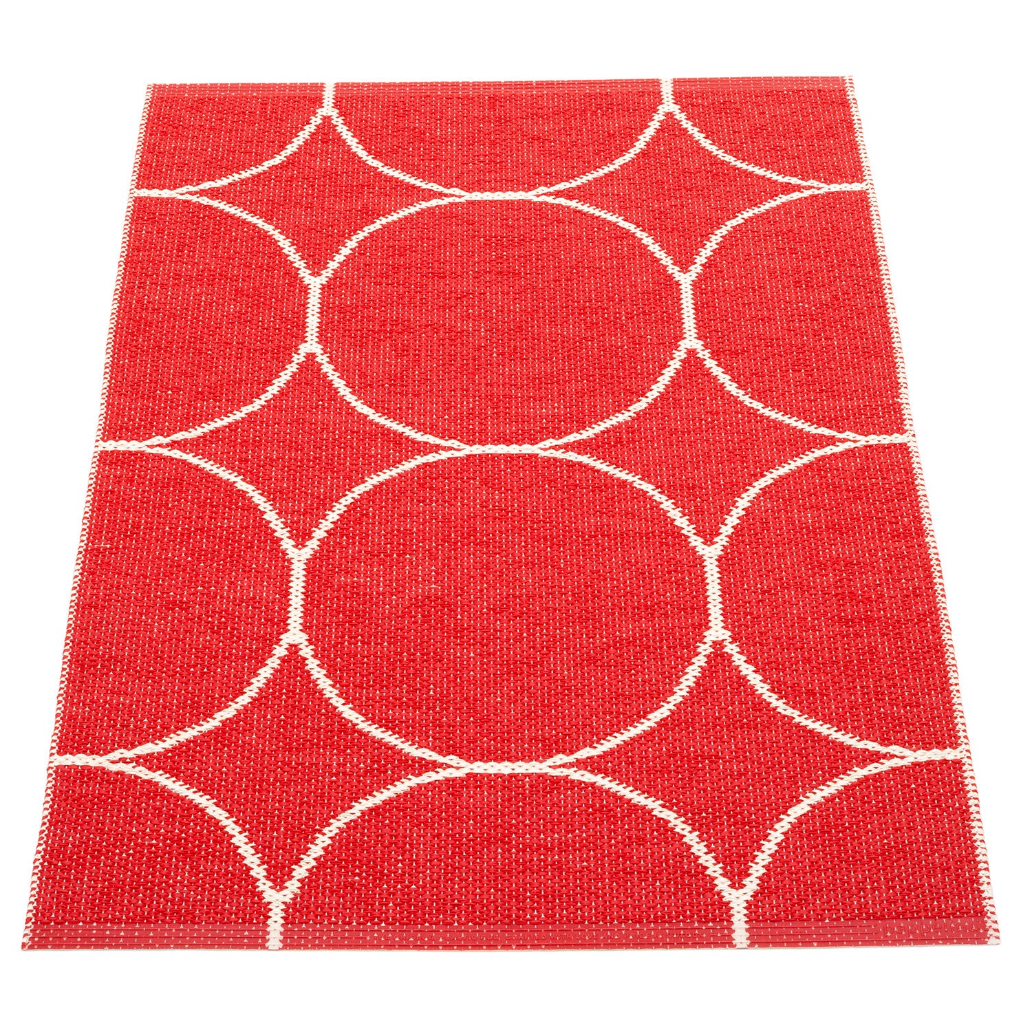 Boo Carpet 70x100 cm red / vanilla