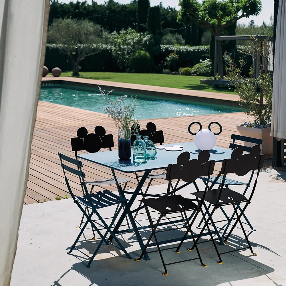 Bistro table 97 x 57 cm Acapulco blue