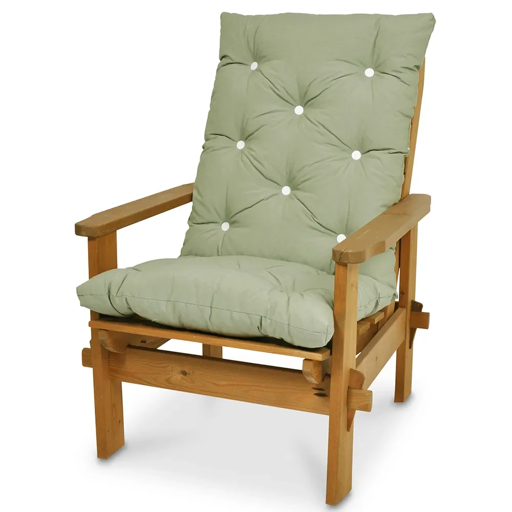 High flock Cushion Olive