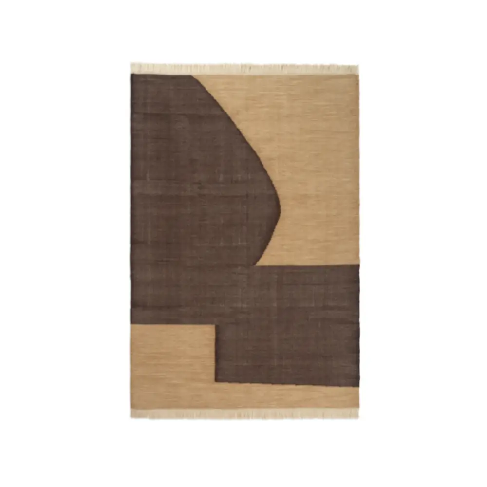 Forene Rug 140x200 cm - Tan/Chocolate