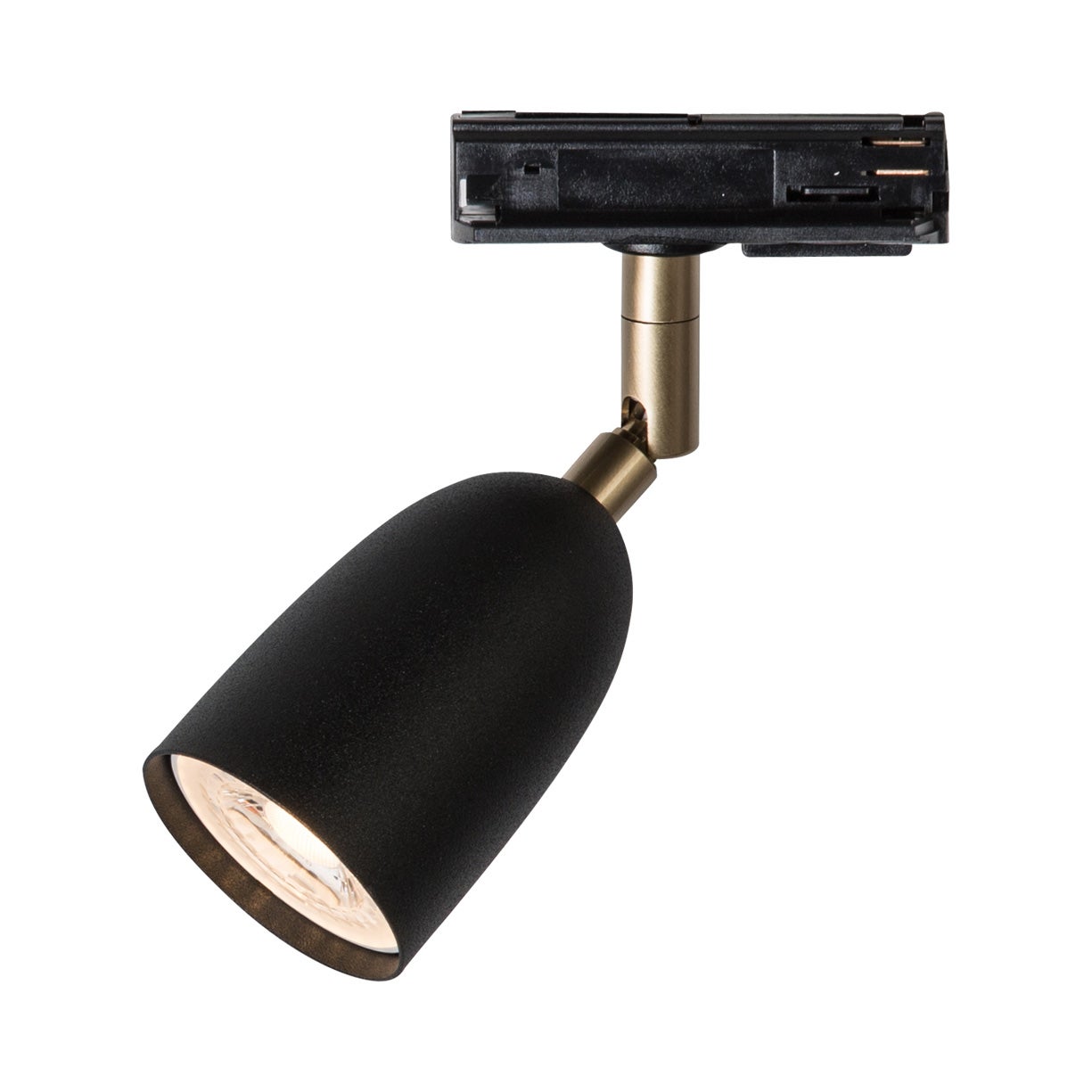 Radiell Spotlight Global 1-phase Black structure/Brass Gu10