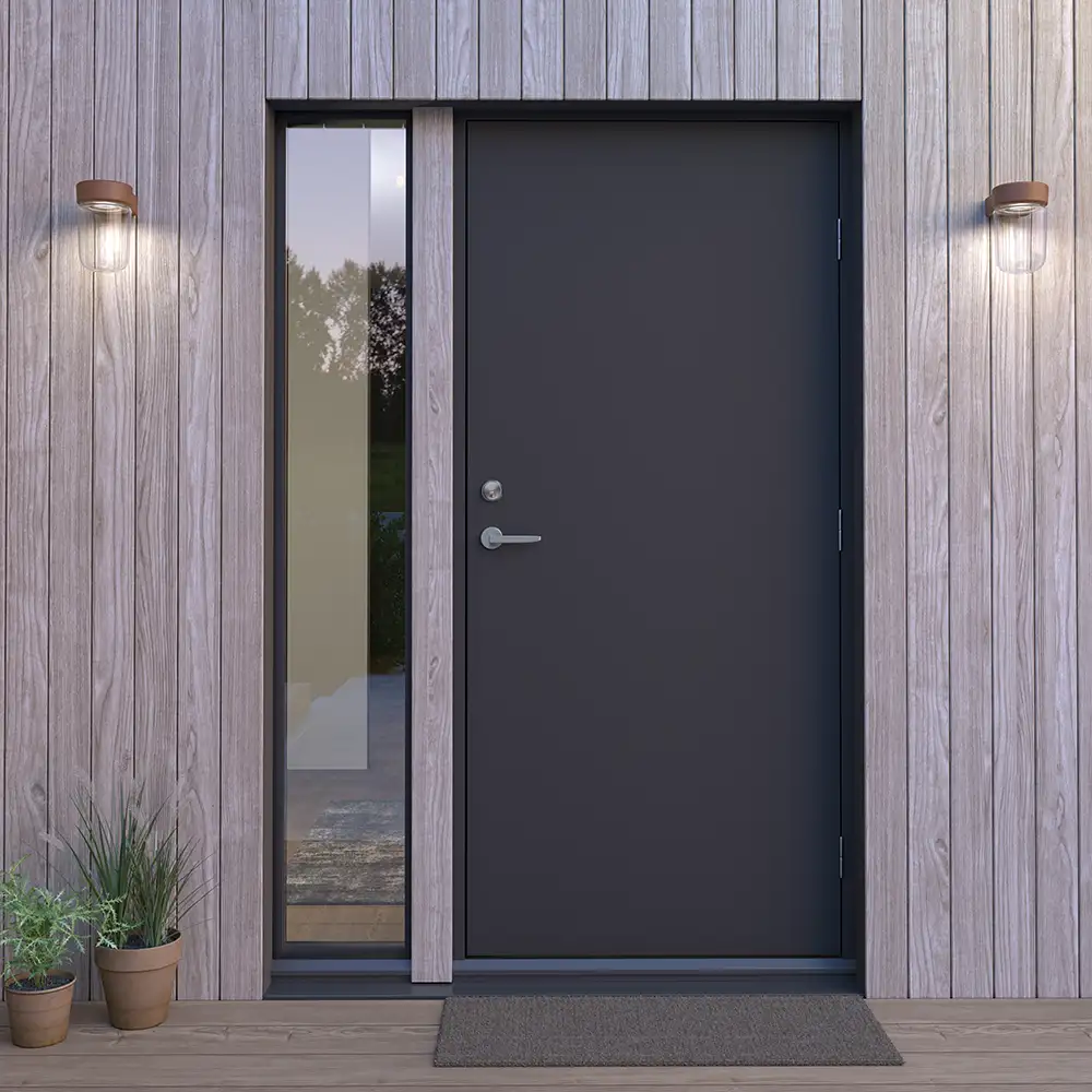 Moon wall light IP44 rust structure LED