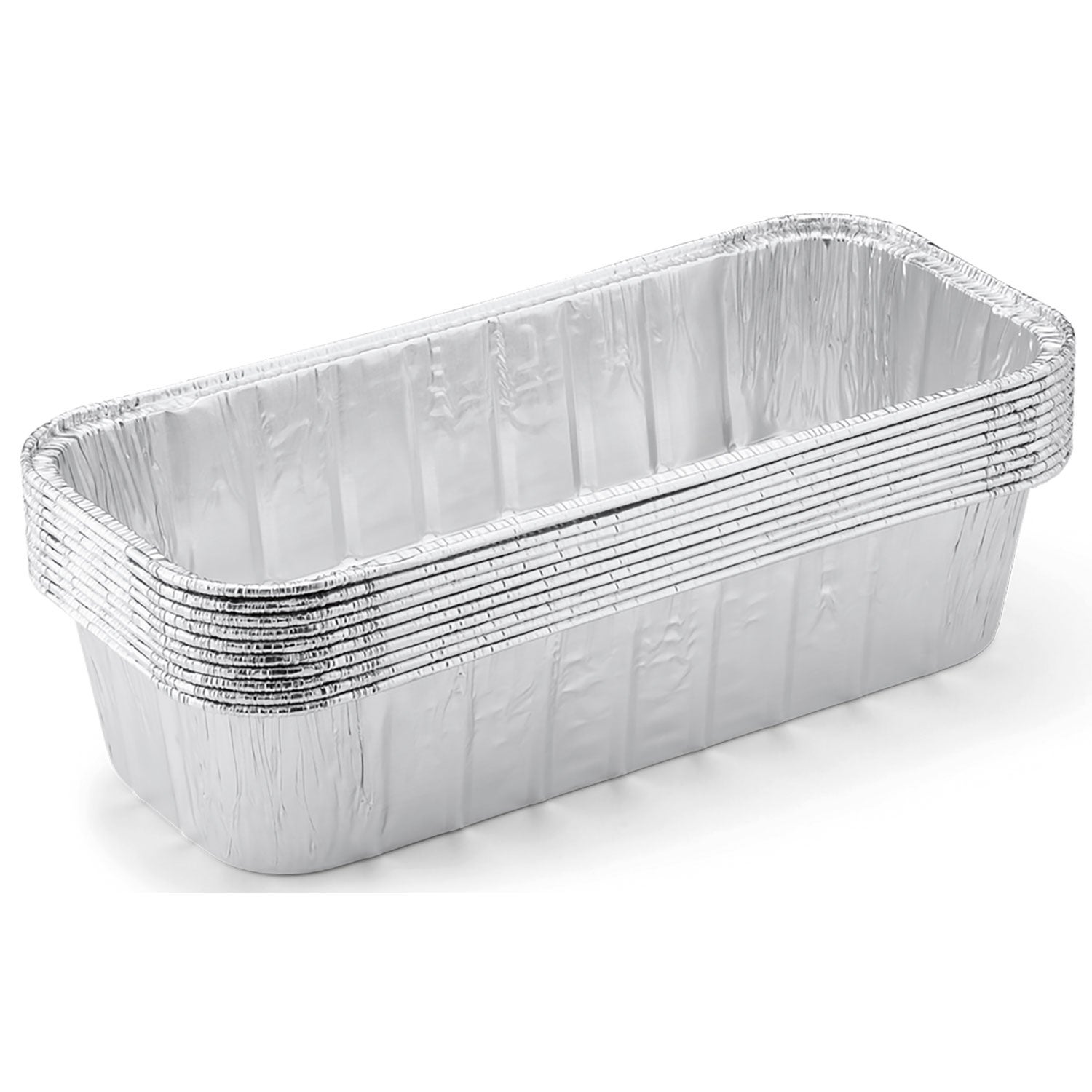 Drip tray oblong 10-pack aluminium