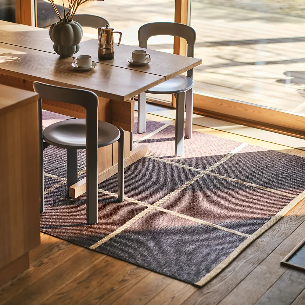 Woven Rug Criss Burgundy 180x260 cm