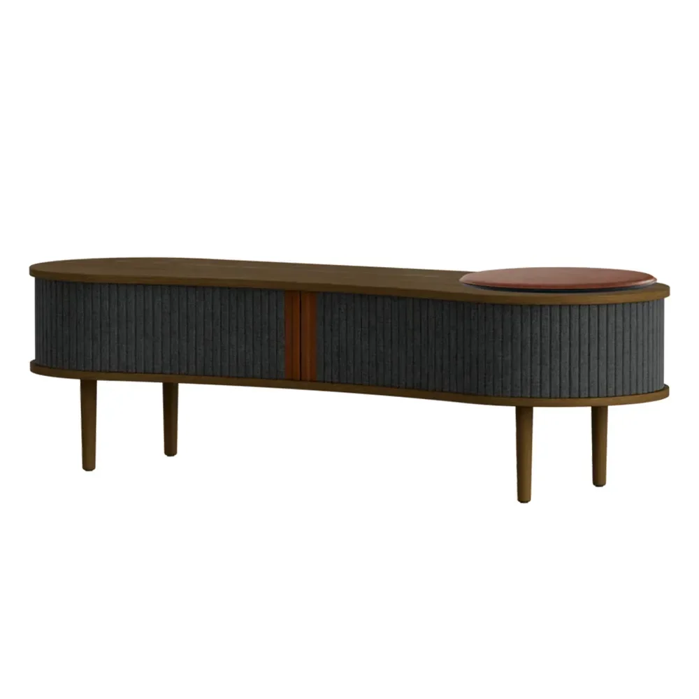 Audacious TV stand Dark Oak/Shadow