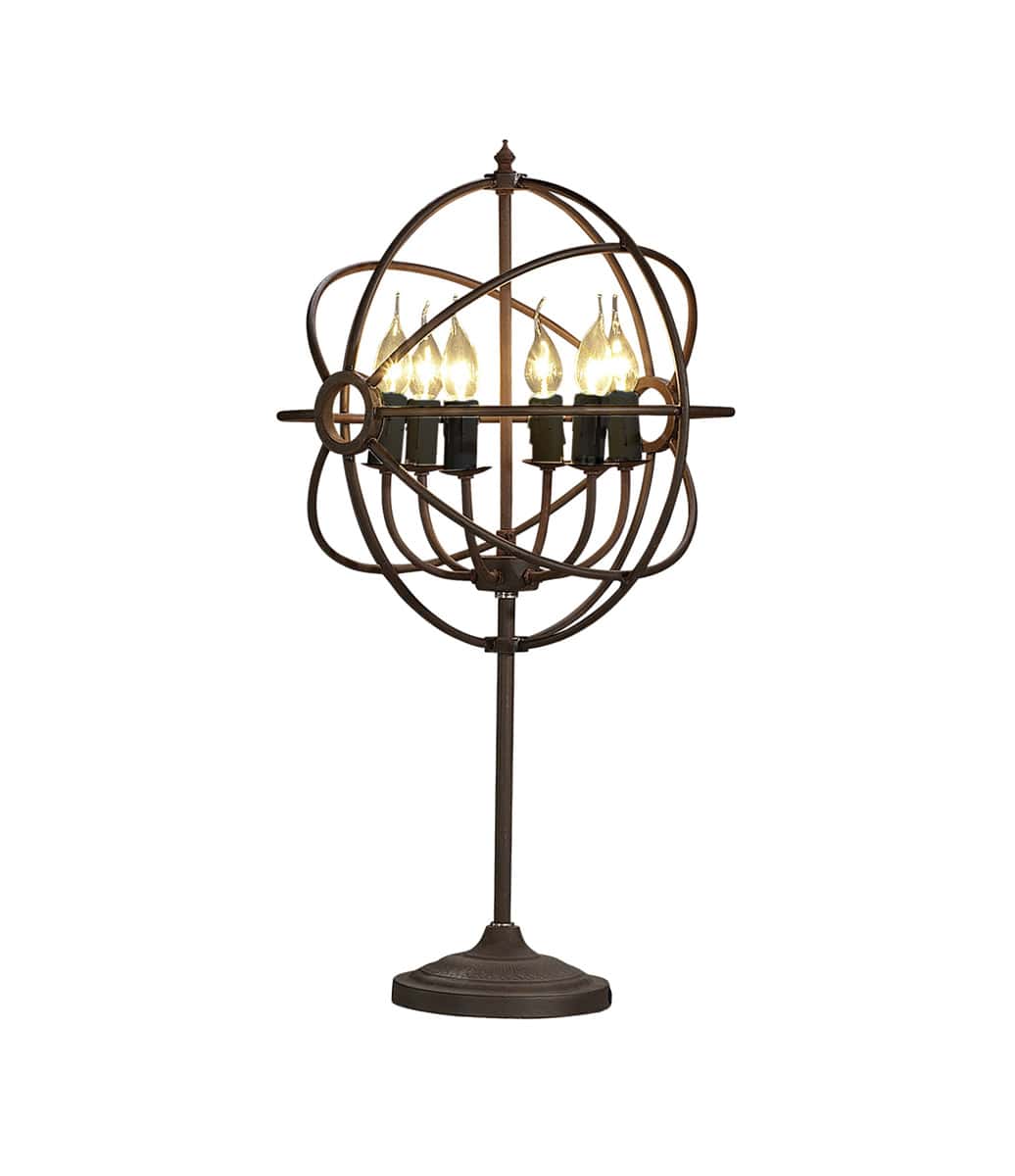 Rome table lamp Antique Rust