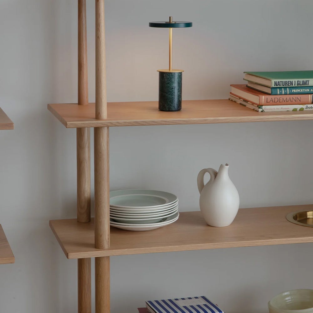 Asteria Move Mini Portable Lamp Green Marble