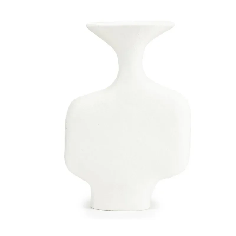 Asta vase 25x7.5x37 cm aluminium white