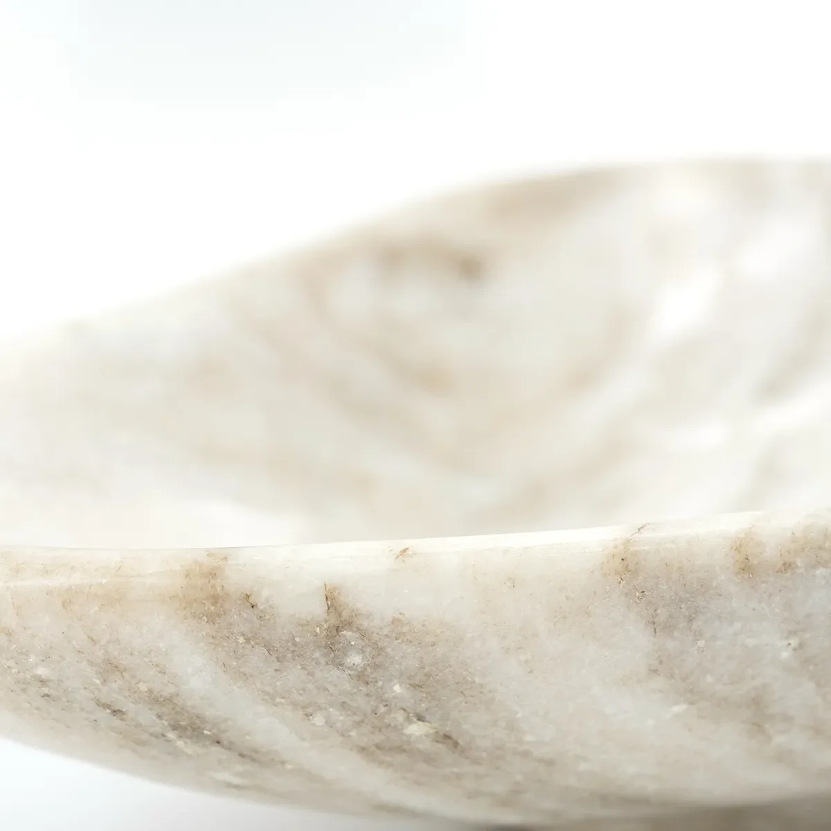 Marble Bowl Grigio L 43 cm