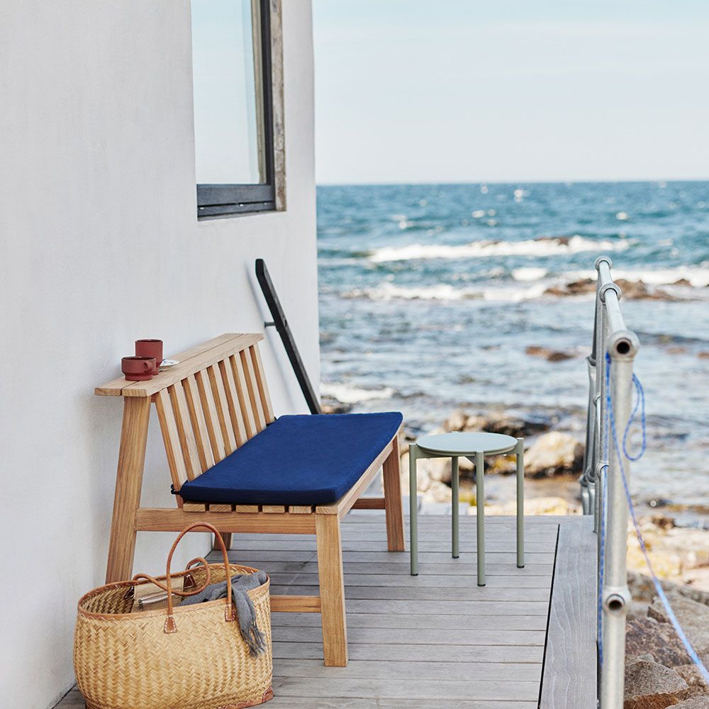 Plank sofa in teak 144 cm