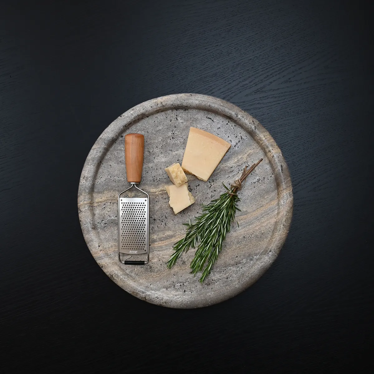 Decorative Tray in Travertine Enkei Maxi Ø 40 cm
