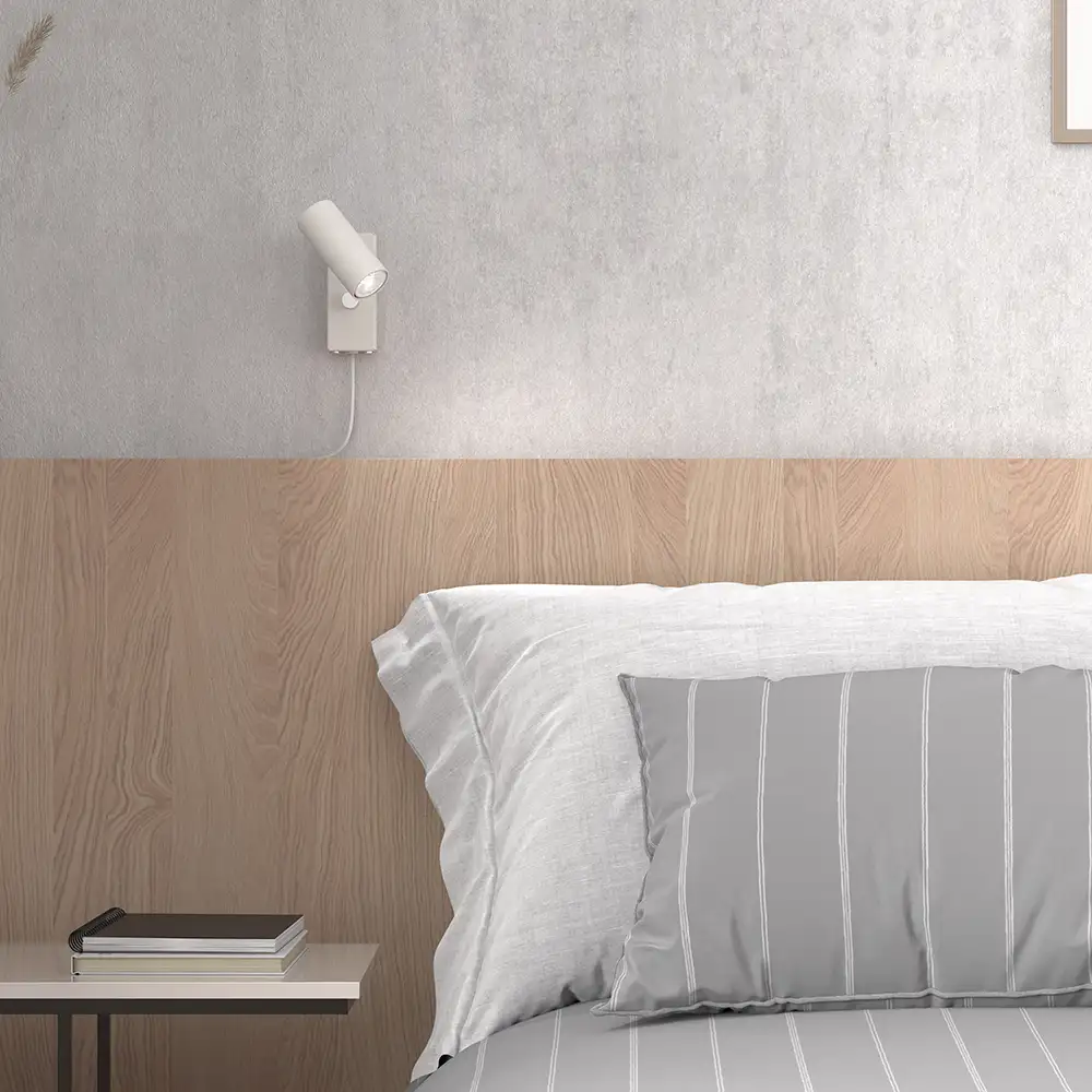 Cato Wall Light Matt White Single Mr11 Incl Light Source