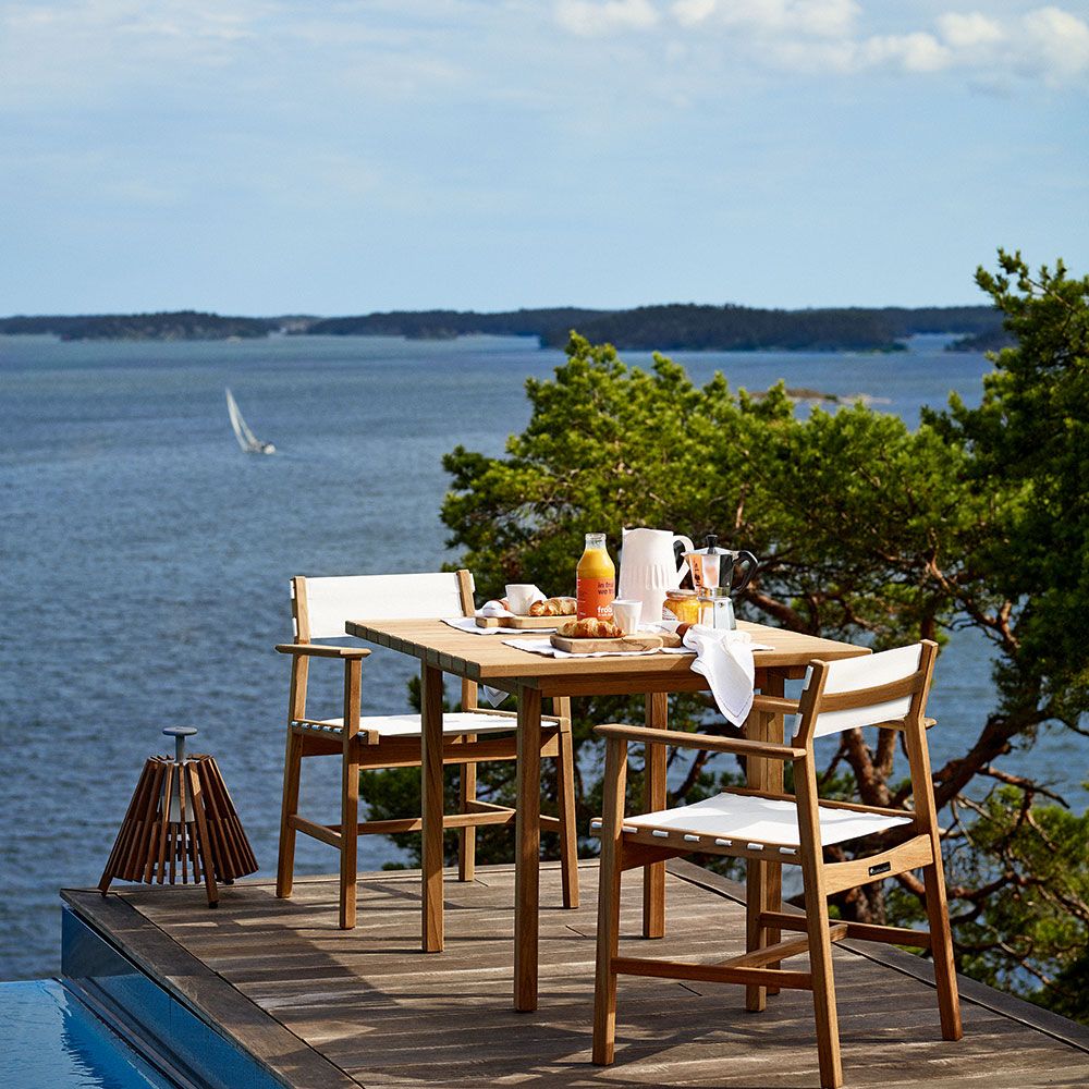 Djuro dining chair Teak/Batyline