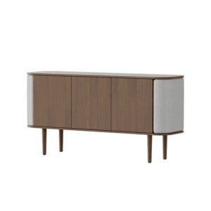 Treasures 3-door cabinet Dark Oak/Sterling