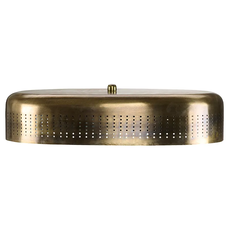 Armando oval lampshade brass