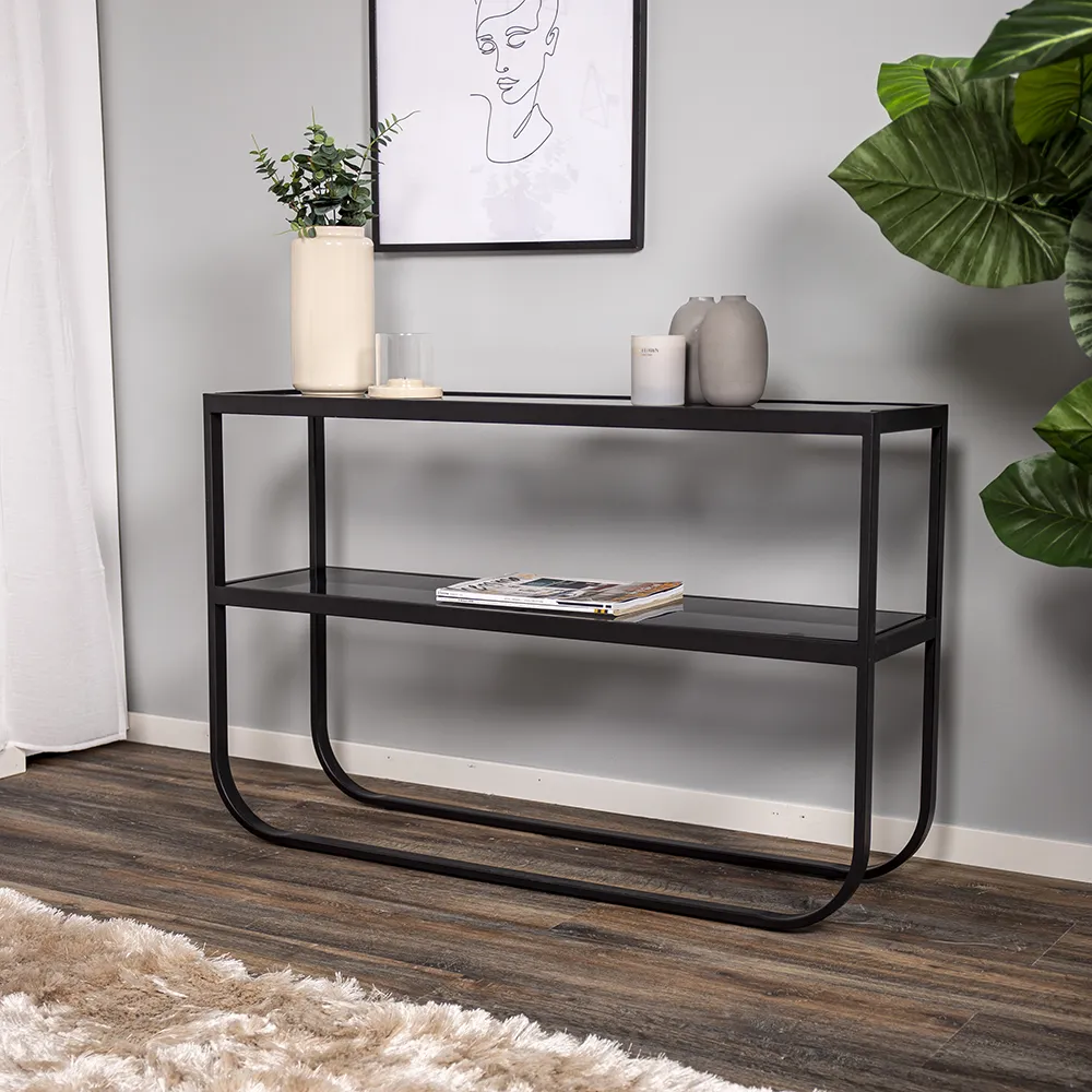 Rocker Console Table Black