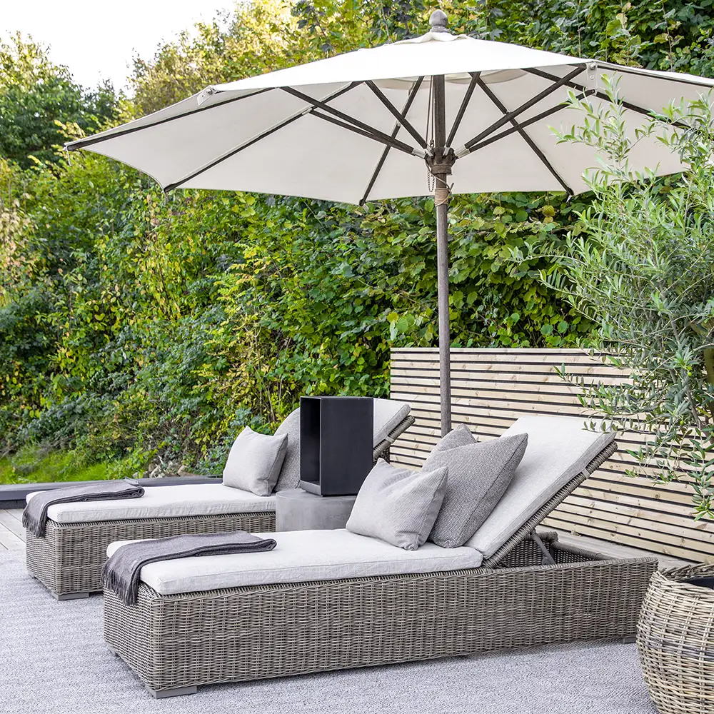 Orlando sunbed Outdoor rattan