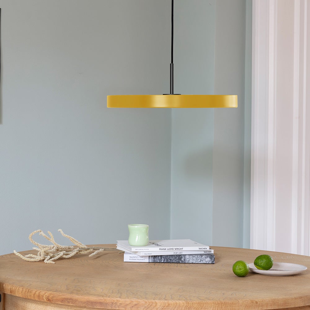 Asteria Medium Lamp Ø43 cm Saffron Yellow/Black