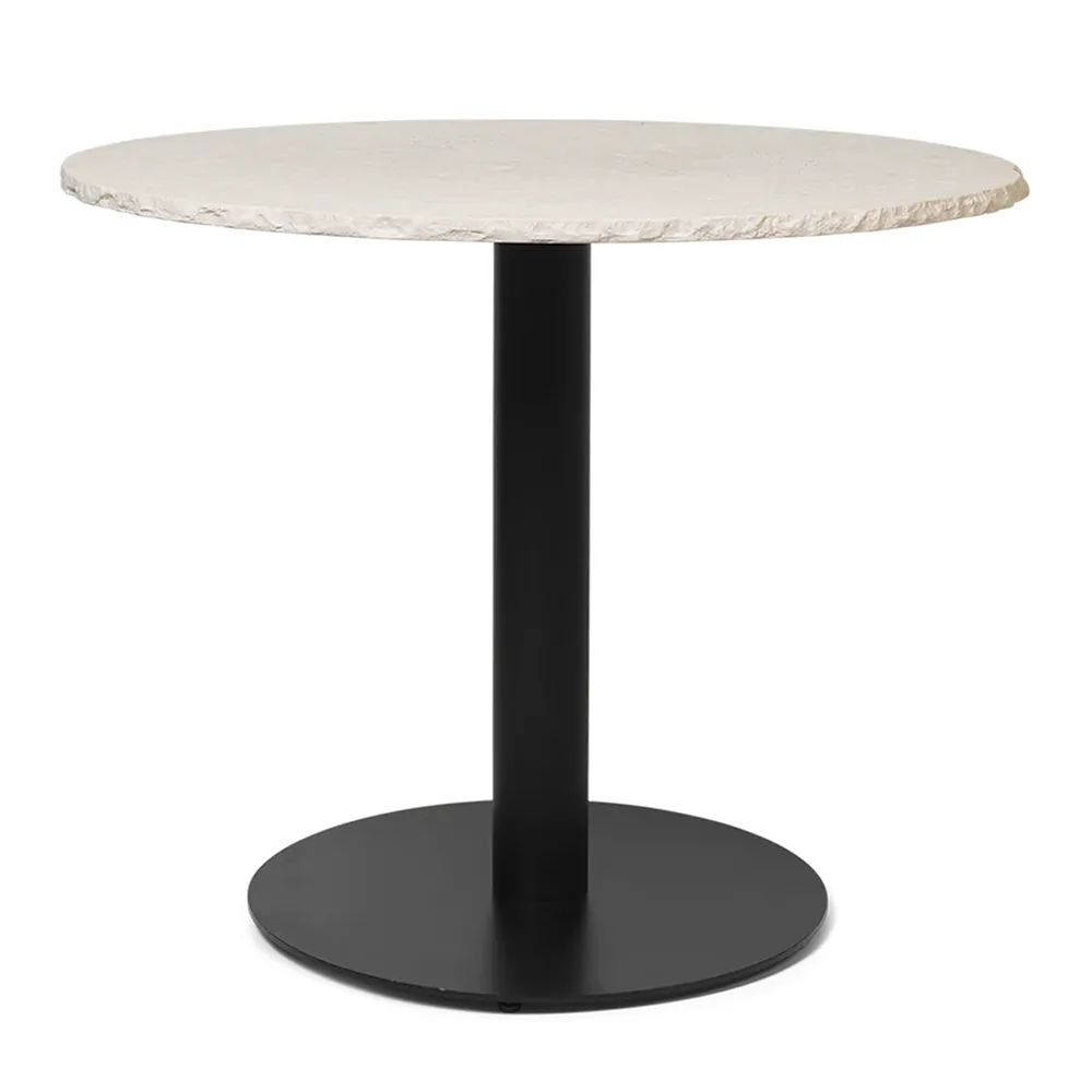 Mineral Dining Table - Bianco Curia/Black
