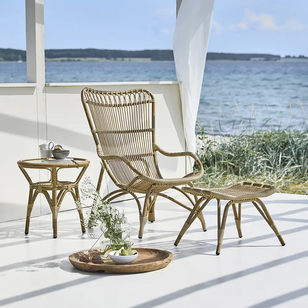 Monet Armchair outdoor rattan Antique