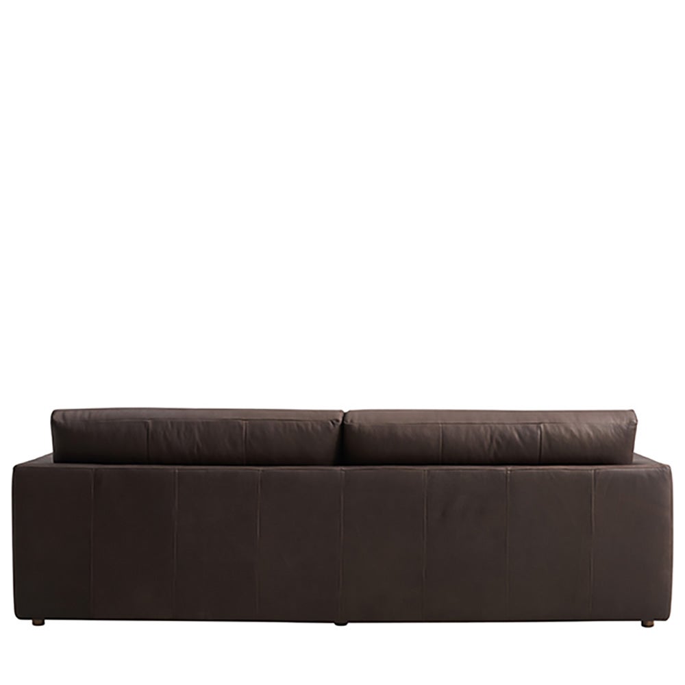 Broome leather sofa - 2-seater-Espresso