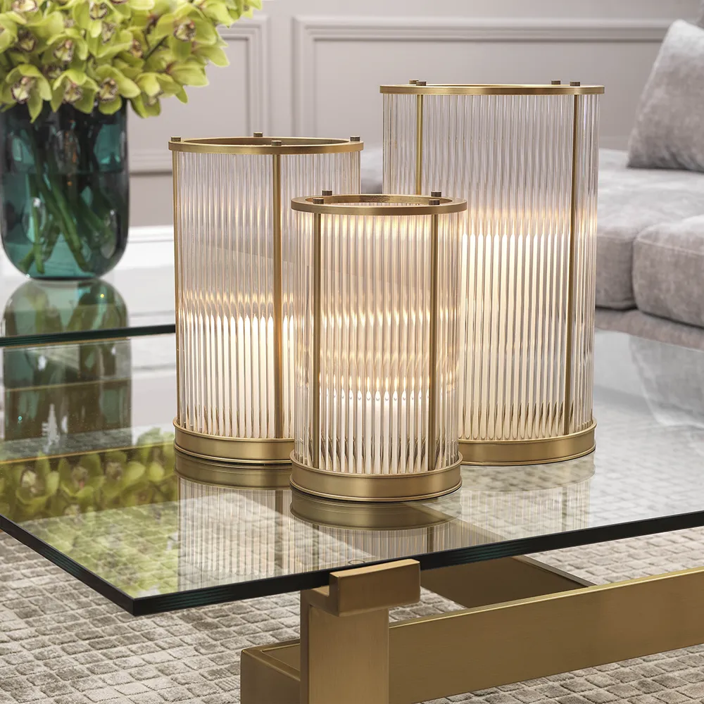 Hurricane Mayson L Antique Brass