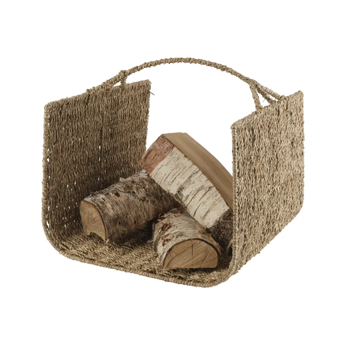 COLLECT Firewood basket Natural L42xW42xH42 cm