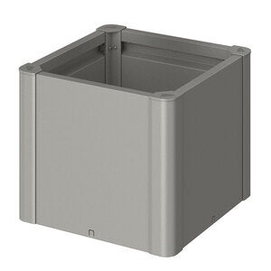 Belvedere planting bed mini size 50 metallic quartz-grey Biohort
